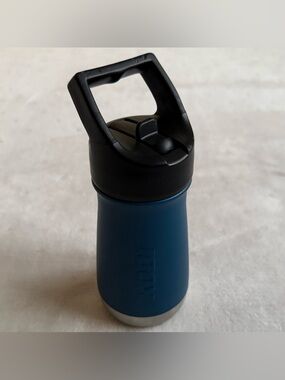 Kodi Stainless Steel Water Bottle for Kids w/ Flip Straw Top Blue
